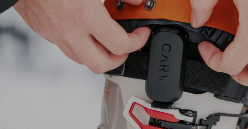 Carv デジタルスキーコーチデバイス（Size E） Carv Digital Ski Coach：スキー滑走中に声でコーチしてくれる